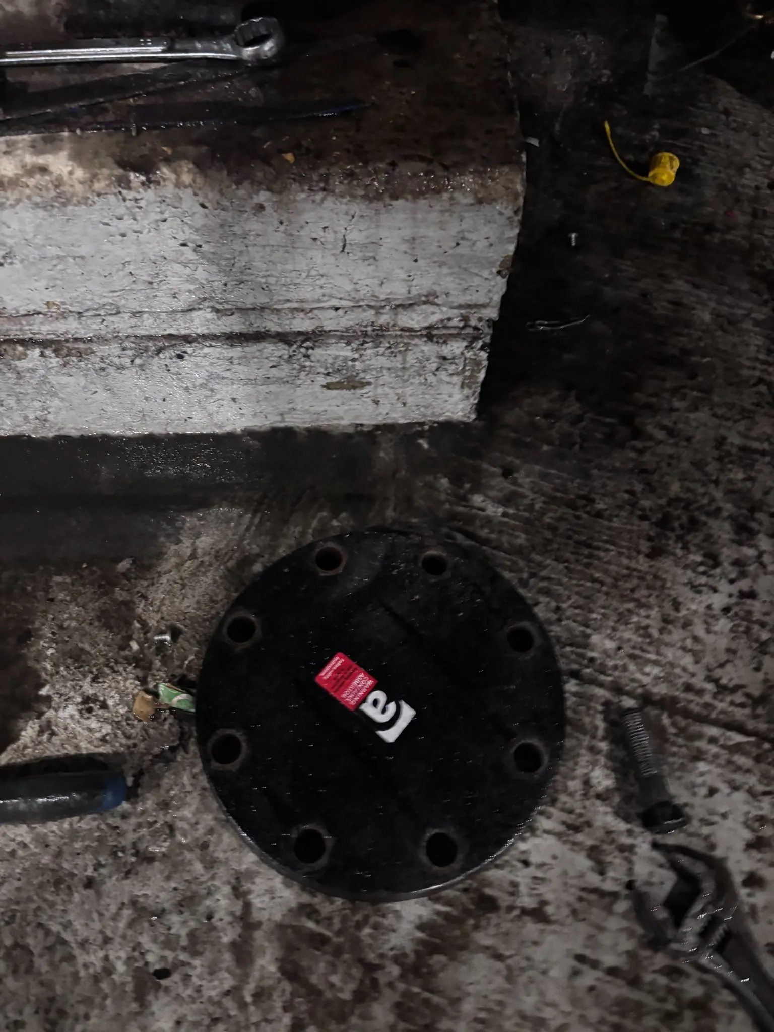 Artex scraping from a concrete ceiling during Holloway refurbishment
